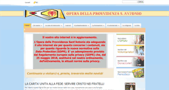 Desktop Screenshot of operadellaprovvidenza.it