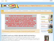 Tablet Screenshot of operadellaprovvidenza.it